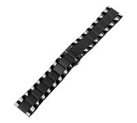 Rimmean 1pc Ceramic Watch Band For GT 2 Strap Release Bar Watchband 18mm 20mm 22mm Bracelet Matte Black Color(Black half matte,22mm)