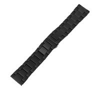 Rimmean 1pc Ceramic Watch Band For GT 2 Strap Release Bar Watchband 18mm 20mm 22mm Bracelet Matte Black Color(Black matte,20mm)
