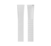 Rimmean 1pc Design CTS Fluororubber Watch Band Strap 20/22mm Release Butterfly Buckle(White,20mmWith Buckle)