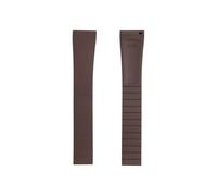 Rimmean 1pc Design CTS Fluororubber Watch Strap 18mm 19mm 20mm 21mm 22mm Release Bands(Brown,20mm)