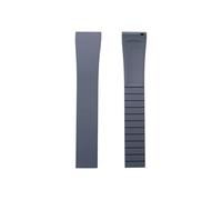 Rimmean 1pc Design CTS Fluororubber Watch Strap 18mm 19mm 20mm 21mm 22mm Release Bands(Grey Blue,22mm)