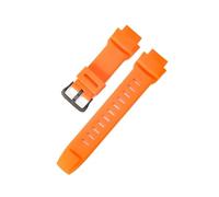 Rimmean 1pc For PRG-200/260/270/500/250G PRW-2500/5100//5000 PRW-2000 PRW-3500 Watch Strap Watchband Rubber Bracelet Wristband(Orange-B-no cap)