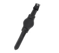 Rimmean 1pc Genuine Leather Strap For CH3051 CH2891 CH2565 CH2564 ME3102 FS4813 AM4535/AM4486 AM4532 20mm 22mm Men Rivet Watch Band(Black,20mm)