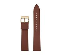 Rimmean 1pc Grade FKM Watch Strap 20mm Release Bands Diving Waterproof Soft Wristband(FKM-Brown 3)
