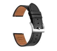 Rimmean 1pc Release Straps Geniune Leather Watchband 18mm 20mm 22mm Wristband For X S-watcH Stitched Belt Accessories(Black,22mm)