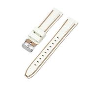 Rimmean 1pc Sport Strap 20mm 22mm Release Waterproof Watch Band Universal Men Women Double Color Bracelet(Khaki Brown,20mm)