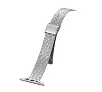 Rimmean 1pc Stainless Steel Loop Watchbands For Watch 10 46mm 42mm 9 8 7 41mm 45mm Strap For Iwatch SE 6 5 4 40/44mm Sport Wristbelt(Star,S10-42mm(38-40-41mm))