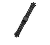 Rimmean 1pc Stainless Steel Watchband For GST-B400 Watch Strap Replacement Metal Band Men's Accessories 14mm(Black)