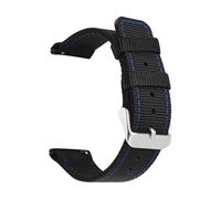 Rimmean 1pc Strap 18/20/22/24mm For Water Ghost Universal Release Watch Band Bracelet Accessories(A-Black blue,20mm)