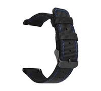 Rimmean 1pc Strap 18/20/22/24mm For Water Ghost Universal Release Watch Band Bracelet Accessories(B-Black blue,24mm)