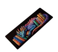 Rimmean 1pc The Rectangular Design Of The White Dragon Spring Decoration In Areas As Well As For Home Entrances Entrance Mats(3,50x150CM)