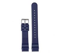Rimmean 1pc TPU Strap For Sport Diving Watch Band Men Army Silicone Water Ghost Wrist Bracelet Accessories 20mm 22mm(Blue,22mm)
