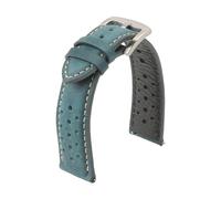 Rimmean 1pc Vintage 18mm 19mm 20mm 22mm Leather Watch Straps For Galaxy 7/6/5 Bracelet For Release Men Accessories(Blue,19mm)