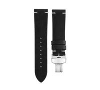 Rimmean 1pc Vintage Cowhide Leather Strap Oil Wax Watch Bands Men Replacement Bracelet 18mm 20mm 22mm 24mm Wristband Belt Accessories(Black-SVBuckle,22mm)