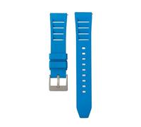 Rimmean 1pc Watch Band Strap 18 19 20 21 22 24mm Release Adjustable Universal Bracelet For Men Women(Light blue,24mm)