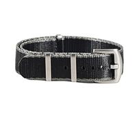 Rimmean 1pc Watch Strap 20mm 22mm Universal Type Sports Parachute Bag Watchband Pilot Band(Silver buckle-A25,20mm)