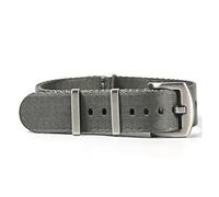 Rimmean 1pc Watch Strap 20mm 22mm Universal Type Sports Parachute Bag Watchband Pilot Band(Silver buckle-F04,22mm)