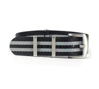 Rimmean 1pc Watch Strap 20mm 22mm Universal Type Sports Parachute Bag Watchband Pilot Band(Silver buckle-F25,20mm)