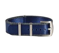 Rimmean 1pc Watch Strap 20mm 22mm Universal Type Sports Parachute Bag Watchband Pilot Band(Silver buckle-A05,20mm)