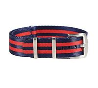 Rimmean 1pc Watch Strap 20mm 22mm Universal Type Sports Parachute Bag Watchband Pilot Band(Silver buckle-F14,22mm)