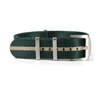 Rimmean 1pc Watch Strap 20mm 22mm Universal Type Sports Parachute Bag Watchband Pilot Band(Silver buckle-F81,22mm)