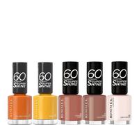 Rimmel 60 Second Super Shine Nail Polish Assorted Mix Bundles