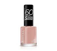 Rimmel 60 Seconds Super Shine Nail Polish, Caramel Cupcake, Quick-Dry Nail Polish, Ultra-Shiny Finish, Easy to Apply, Vibrant Colour, Long-Wearing, Clean and Improved Formula, Vegan, 8ml