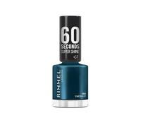 Rimmel 60 Seconds Super Shine Nail Polish, 103 Emerald, Quick-Dry Nail Polish, Ultra-Shiny Finish, Easy to Apply, Vibrant Colour, Long-Wearing, Clean and Improved Formula, Vegan, 8ml