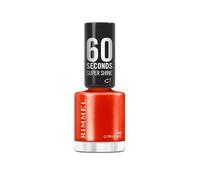 Rimmel 60 Seconds Super Shine Nail Polish, 106 Citrus Me, Quick-Dry Nail Polish, Ultra-Shiny Finish, Easy to Apply, Vibrant Colour, Long-Wearing, Clean and Improved Formula, Vegan, 8ml