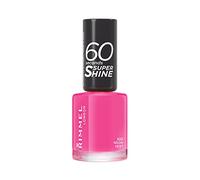 Rimmel 60 Seconds Super Shine Nail Polish, 322 Neon Fest, Quick-Dry Nail Polish, Ultra-Shiny Finish, Easy to Apply, Vibrant Colour, Long-Wearing, Improved Formula, Vegan, 8ml