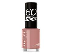 Rimmel 60 Seconds Super Shine Nail Polish, 230 Mauve to the Music, Quick-Dry Nail Polish, Ultra-Shiny Finish, Easy to Apply, Vibrant Colour, Long-Wearing, Improved Formula, Vegan, 8ml