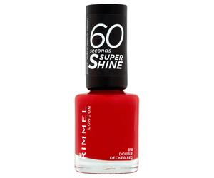 Rimmel 60 Seconds Super Shine Nail Polish 8ml (Various Shades) - Double Decker Red