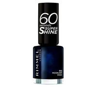 Rimmel 60 Seconds Rita Shades of Black Nail Polish (Various Shades) - Black Blue 902
