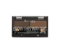 Rimmel Brow This Way Eyebrow Kit (Various Shade) - 003 Dark Brown