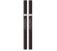 Rimmel Brow this Way Fill & Sculpt Eyebrow Definer, 04- Soft black (Pack of 2)