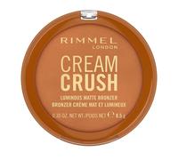 Rimmel Cream Crush Bronzer,003 Caramel Spice,17% Butter Complex with squalane and shea butter. Pigment-rich & easy-to-blend texture delivers a customisable, buildable coverage. luminous matte finish.