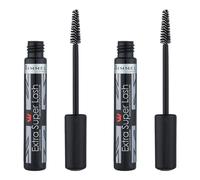 Rimmel Extra Super Lash Value Pack Black Black 0.1 oz Pack of 2