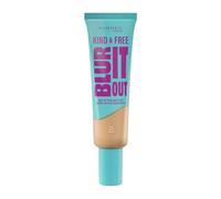 Rimmel Kind & Free, Blur It Out Mattifying Skin Tint, 410 Latte, Lightweight Matte Finish, Minimises Pores, Infused with Cica Complex and Vitamin E, SPF 20, All-Day Shine Control, 30ml