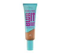 Rimmel Kind & Free, Blur It Out Mattifying Skin Tint, 450 Caramel, Lightweight Matte Finish, Minimises Pores, Infused with Cica Complex and Vitamin E, SPF 20, All-Day Shine Control, 30ml