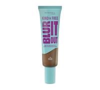 Rimmel Kind & Free, Blur It Out Mattifying Skin Tint, 705 Espresso, Lightweight Matte Finish, Minimises Pores, Infused with Cica Complex and Vitamin E, SPF 20, All-Day Shine Control, 30ml