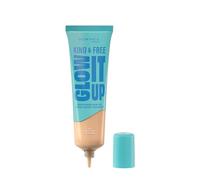 Rimmel Kind & Free, Glow It Up Moisturising Skin Tint, 010 - Rose Ivory, Healthy Glow, Blurs Imperfections, Includes Vitamin E, Aloe Vera, Pro-Vitamin B5, SPF 20, 30ml
