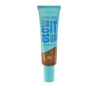 Rimmel Kind & Free, Glow It Up Moisturising Skin Tint, 510 - Cinnamon, Healthy Glow, Blurs Imperfections, Includes Vitamin E, Aloe Vera, Pro-Vitamin B5, SPF 20, 30ml