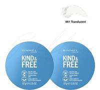 Rimmel Kind and Free Pressed Powder 10g (Various Shades) - Translucent