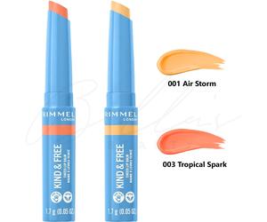 RIMMEL Kind & Free Hydrating & Nourishing Tinted Lip Balm Vegan CHOOSE SHADE