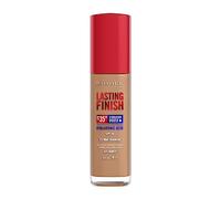 Rimmel Lasting Finish 35Hr Foundation 303 Honey, Full Coverage, Hydrating, SPF20, Hyaluronic Acid, Vitamin E, 2% Niacinamide, All Day Wear, Vegan, Cruelty Free
