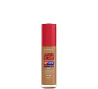 Rimmel Lasting Finish 35Hr Foundation 410 Latte, Full Coverage, Hydrating, SPF20, Hyaluronic Acid, Vitamin E, 2% Niacinamide, All Day Wear, Vegan, Cruelty Free