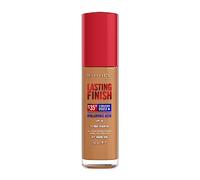 Rimmel Lasting Finish 35Hr Foundation 407 Warm Tan, Full Coverage, Hydrating, SPF20, Hyaluronic Acid, Vitamin E, 2% Niacinamide, All Day Wear, Vegan, Cruelty Free