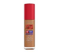 Rimmel Lasting Finish 35Hr Foundation 420 Warm Toffee, Full Coverage, Hydrating, SPF20, Hyaluronic Acid, Vitamin E, 2% Niacinamide, All Day Wear, Vegan, Cruelty Free