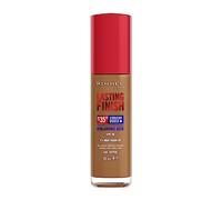 Rimmel Lasting Finish 35Hr Foundation 500 Toffee, Full Coverage, Hydrating, SPF20, Hyaluronic Acid, Vitamin E, 2% Niacinamide, All Day Wear, Vegan, Cruelty Free