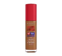 Rimmel Lasting Finish 35Hr Foundation 507 Warm Cinnamon, Full Coverage, Hydrating, SPF20, Hyaluronic Acid, Vitamin E, 2% Niacinamide, All Day Wear, Vegan, Cruelty Free